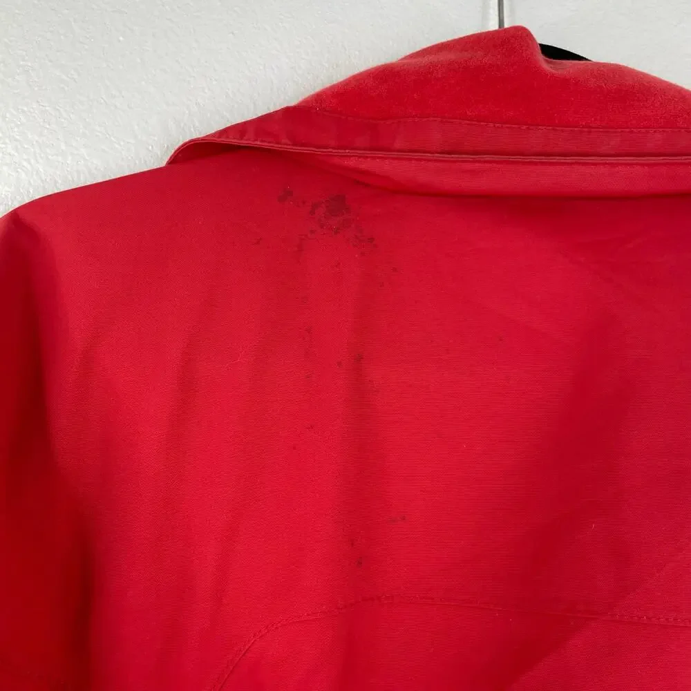 The North Face Hyvent Red Full Zip Men's Jacket Snowboard Men's XL